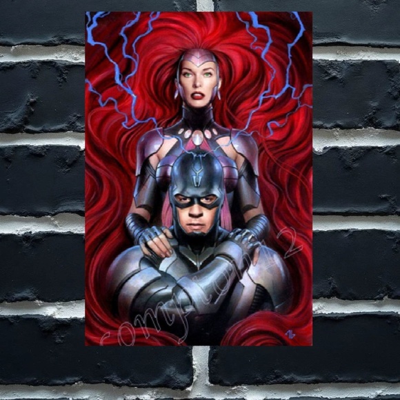 BlackBolt & Medusa 13x19” Art print - only 6 signed & numbered prints made - Picture 2 of 5